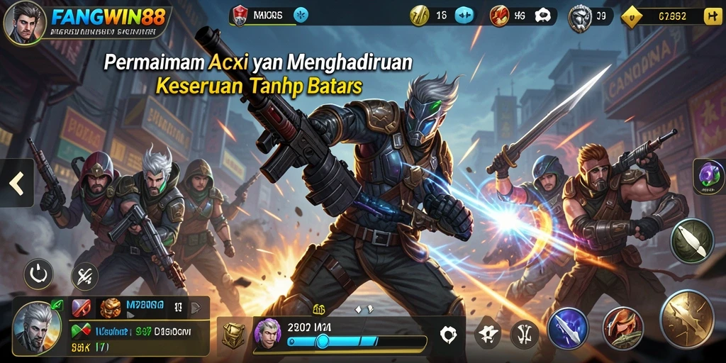 Tampilan gameplay menegangkan di FANGWIN88 dengan aksi yang seru.
