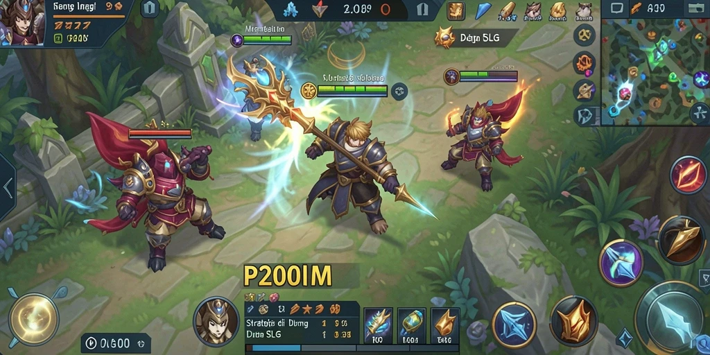 Tampilan gameplay SLG P200M yang seru dan menantang.