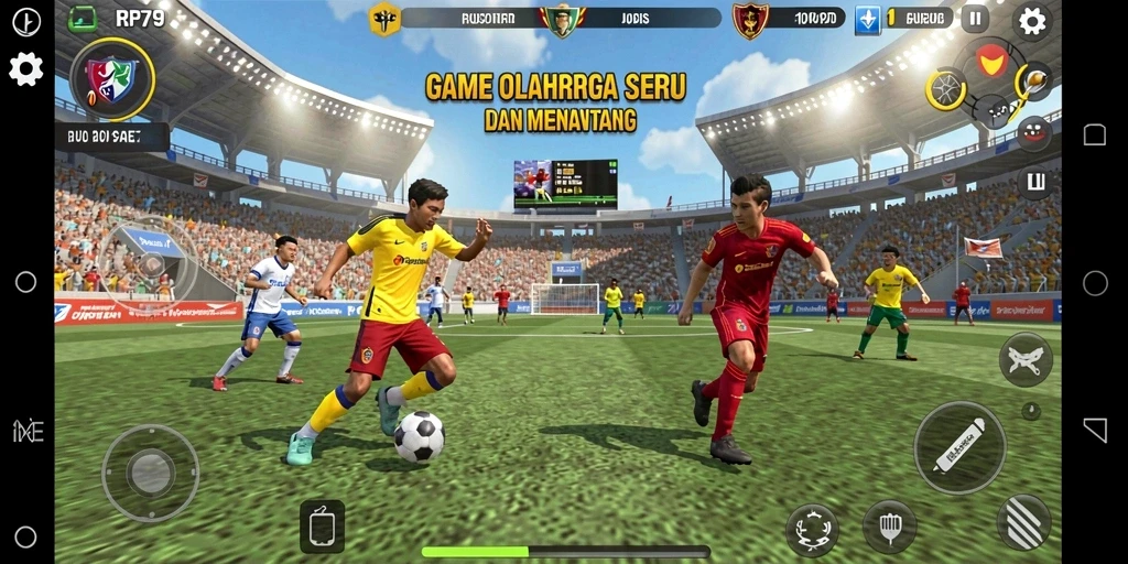 Gameplay seru RP79 dengan grafis menawan dan aksi olahraga nyata.