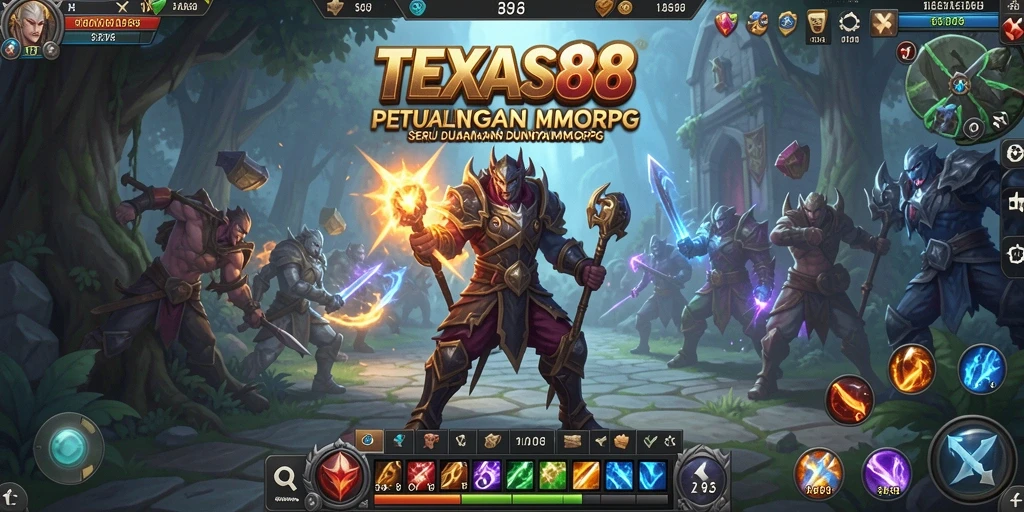 Tampilan gameplay mendebarkan dalam dunia fantastis TEXAS88.