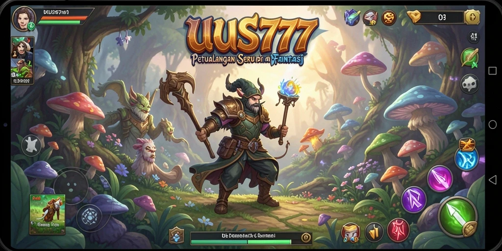 Screenshot utama UUS777 menampilkan petualangan menakjubkan dalam dunia RPG.